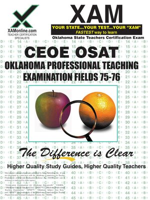 cover image of CEOE OPTE Oklahoma Pro Teaching Examination Fields 75-76